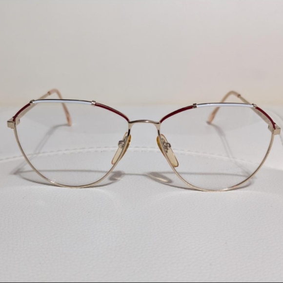 Elizabeth Arden Gold Vintage Eyeglasses - Picture 1 of 7